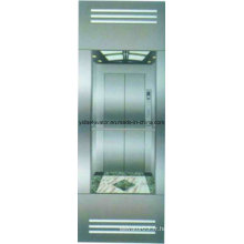 Ascenseur panoramique avec mur arrière en verre